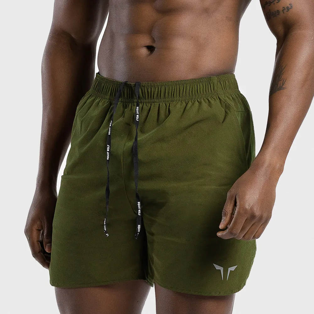 SQUATWOLF Men's 2-in-1 Dry Tech Shorts