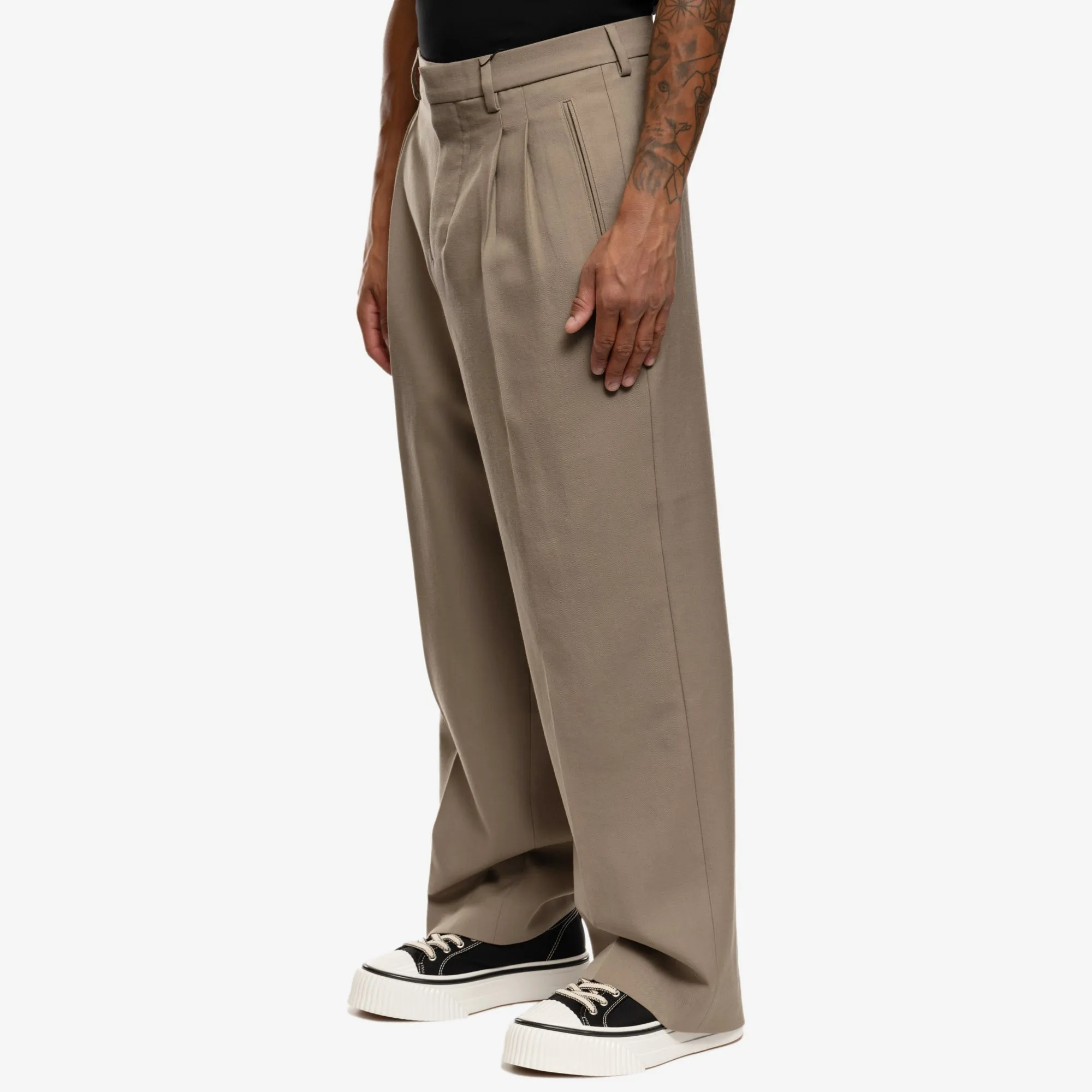 Straight Fit Trousers