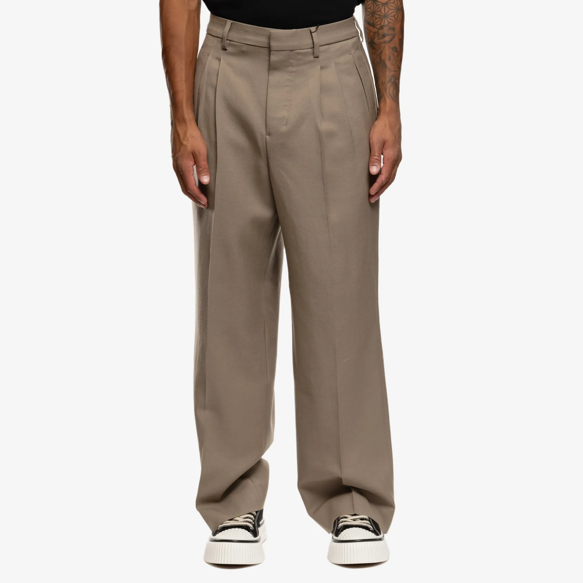 Straight Fit Trousers