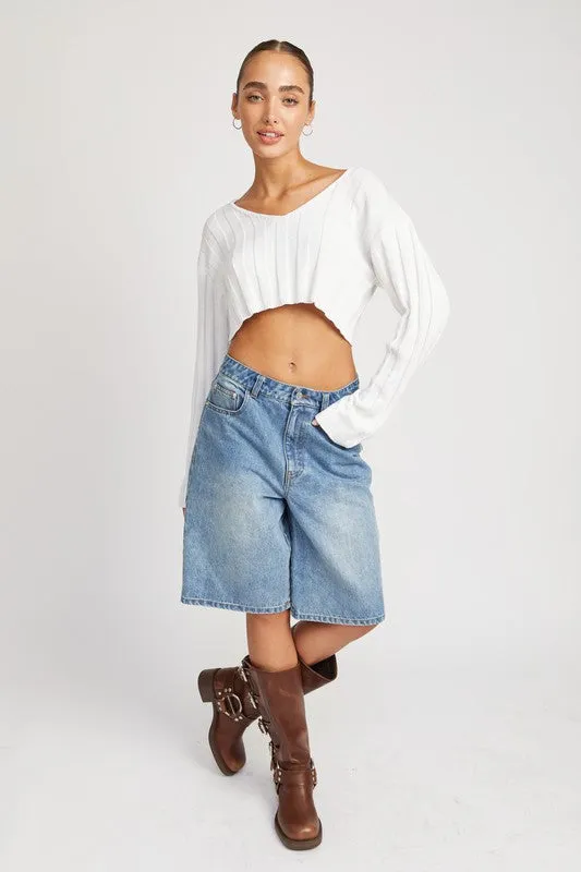 TEEK - DENIM BERMUDA SHORTS