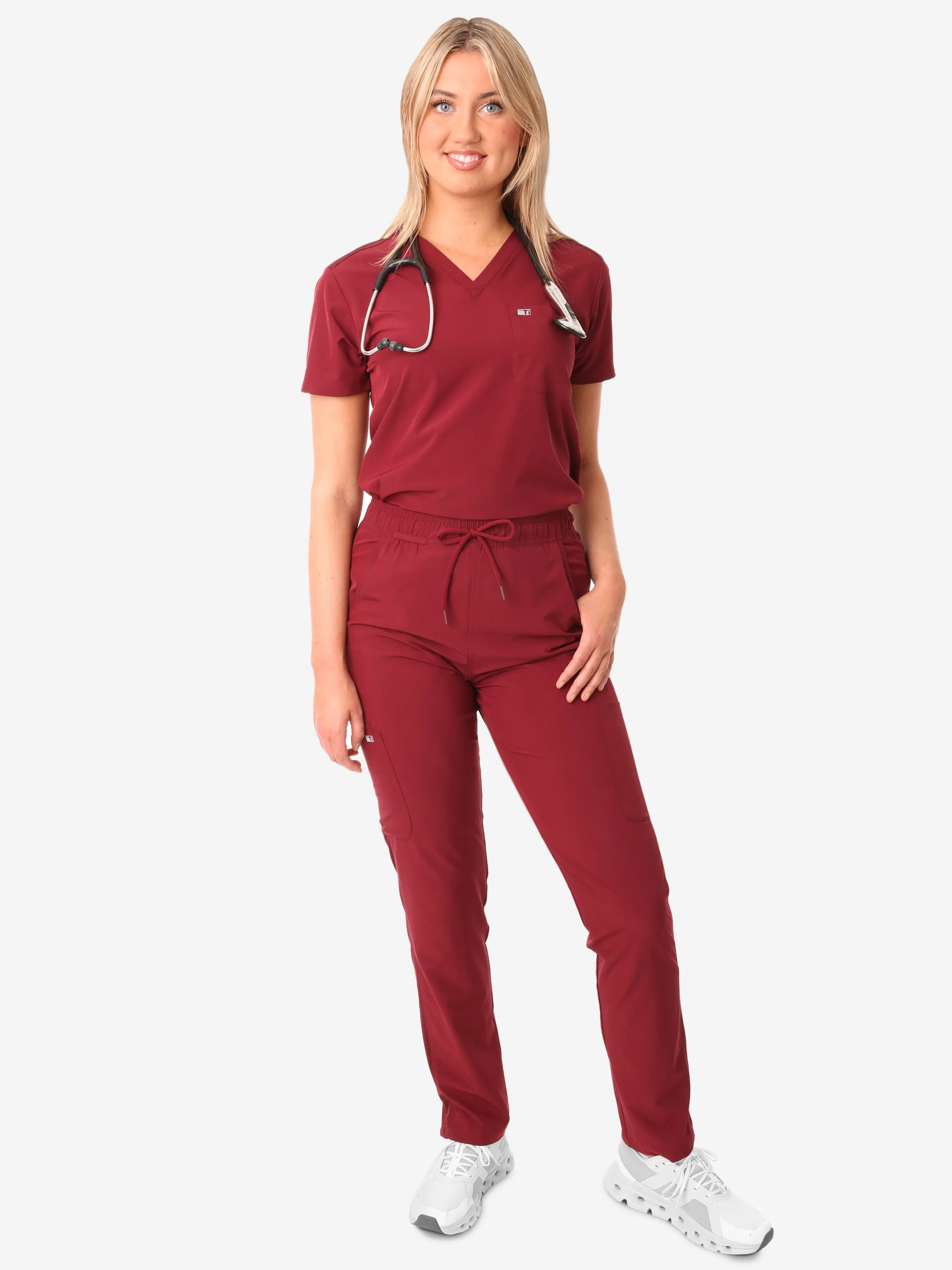 Women's 9-Pocket Scrub Pants